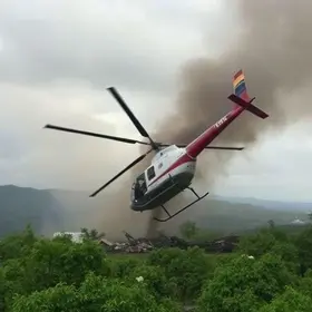 helicóptero cai em Campina Grande