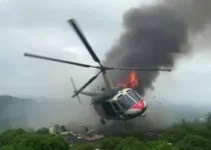 helicóptero cai em Campina Grande