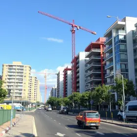 obras da Avenida Plínio Lemos